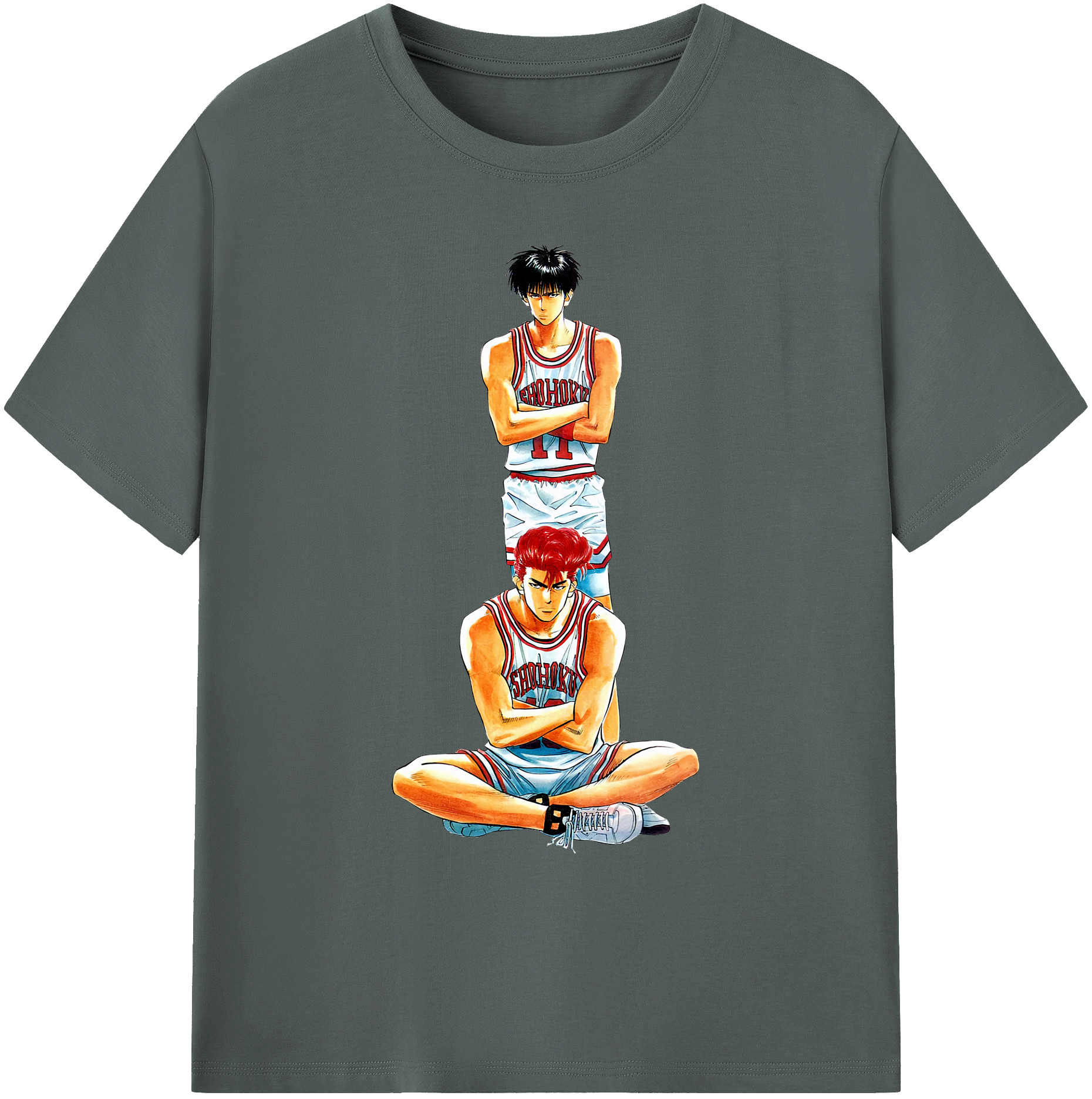 （画像用） SLAM DUNK／スラムダンク 綿100％ メンズ半袖Tシャツ｜肌触りやわらか＆通気性